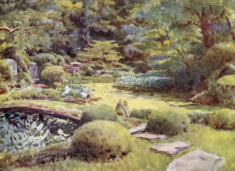 Kuradani Temple Garden, Kyoto av Walter Frederick Roofe Tyndale