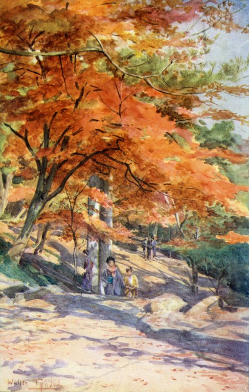 Maples på Omori, nær Tokio av Walter Frederick Roofe Tyndale