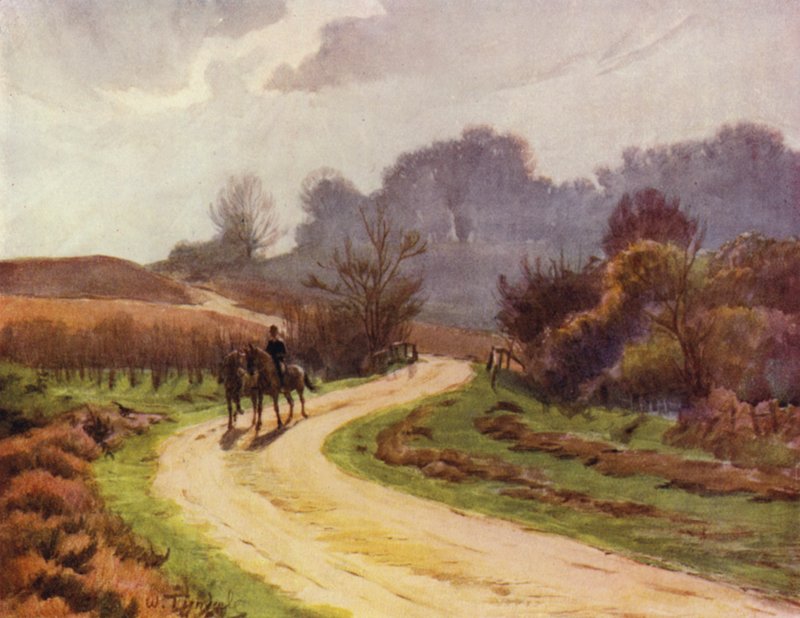 The New Forest: Beaulieu, Lyndhurst (farge litho) av Walter Frederick Roofe Tyndale