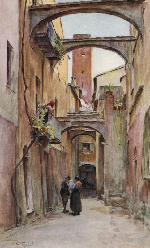 Via Deglio Speddale, Noli, Italia av Walter Frederick Roofe Tyndale