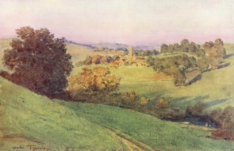 Wessex: Bathford, Somerset (fargelitografi) av Walter Frederick Roofe Tyndale