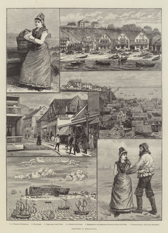Skisser i Helgoland av Walter Paget