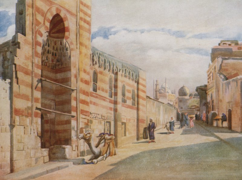 En moske i Saida Zeineb-kvarteret, Kairo av Walter Spencer Stanhope Tyrwhitt