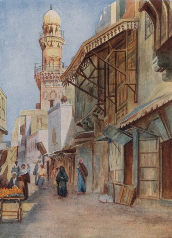 Moskeen til Sultan Bibars, Kairo av Walter Spencer Stanhope Tyrwhitt