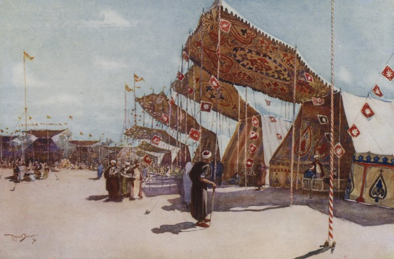 The Fair, Moolid El Ahmadee, Kairo av Walter Spencer Stanhope Tyrwhitt