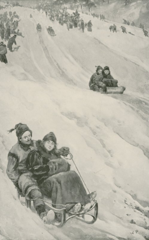 En akebakke i Canada av Walter Stanley Paget