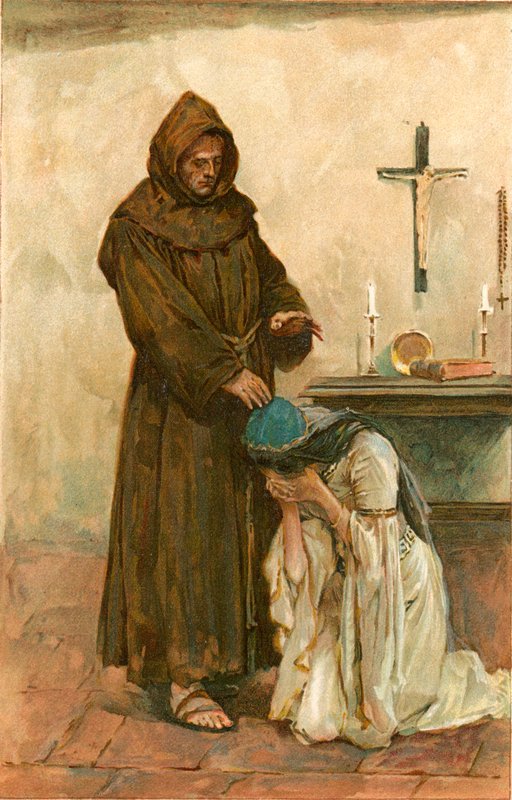 Juliet henvendte seg til den vennlige munken av Walter Stanley Paget