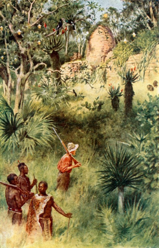 Mauch oppdager ruinene av Zimbabwe av Walter Stanley Paget