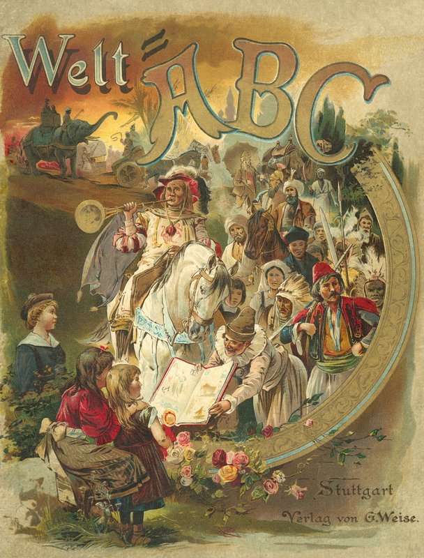 Welt ABC (chromolitho) av Walter Zweigle