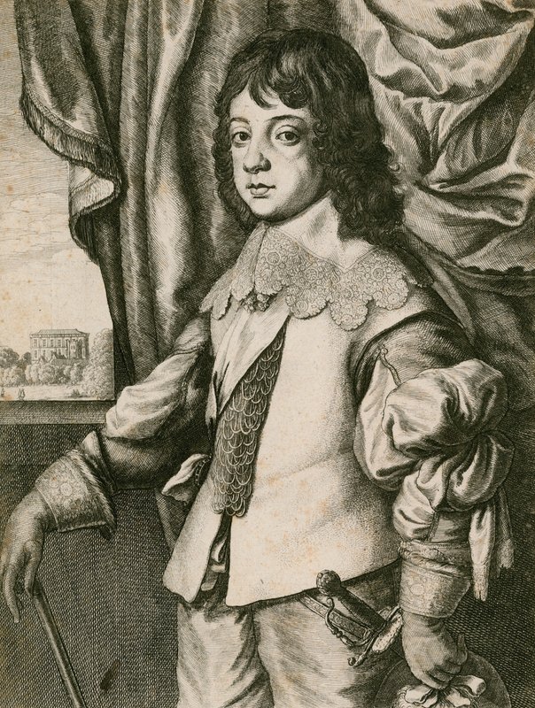 Kong Charles II som gutt av Wenceslaus Hollar