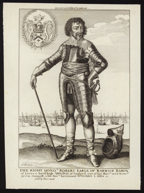 Høyre ærede Robert Earl of Warwick av Wenceslaus Hollar