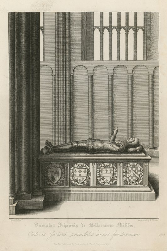 Graven til John Beauchamp av Wenceslaus Hollar