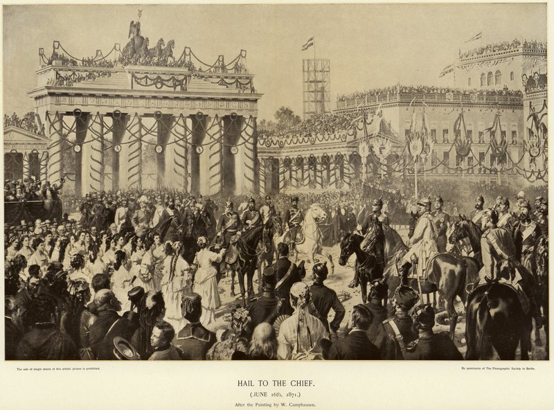 Otto von Bismarck i Berlin i 1871 av Wilhelm Camphausen