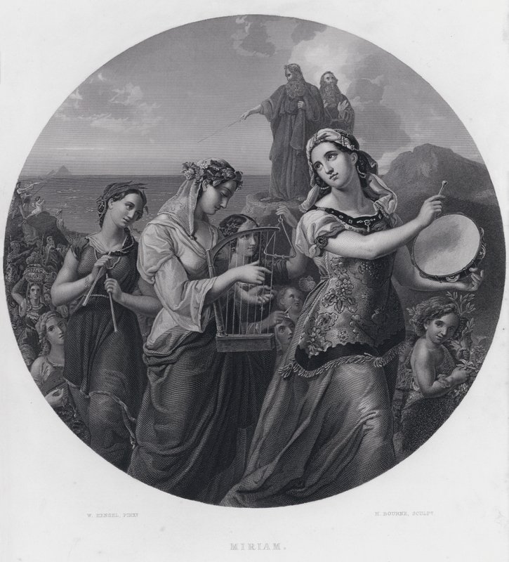 Miriam (gravering) av Wilhelm Hensel