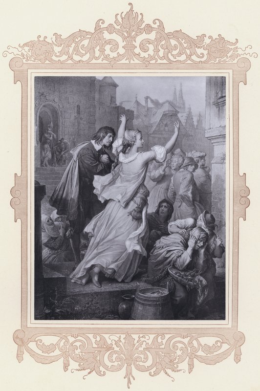 Clarchen, Egmont (litho) av Wilhelm von (after) Kaulbach