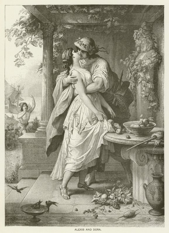 Alexis og Dora av Wilhelm von Kaulbach
