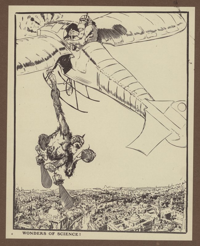 Wonders of Science (litho) av Will Dyson