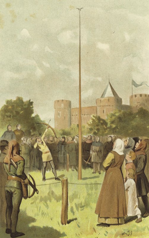 Fugleskyting, Nederland, 1300-tallet av Willem II Steelink