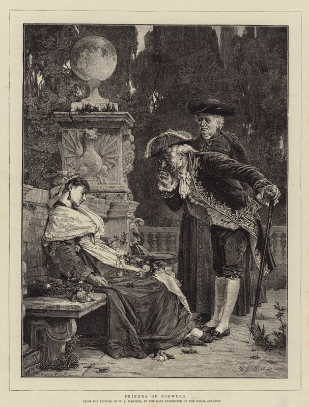 Venner av blomster av Willem Johannes Martens