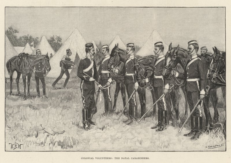 Colonial Volunteers, the Natal Carabiners av William Barnes Wollen