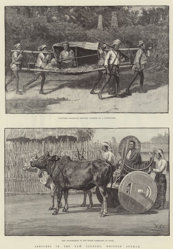 Skisser i Yaw Country, Vest-Burmah av William Barnes Wollen