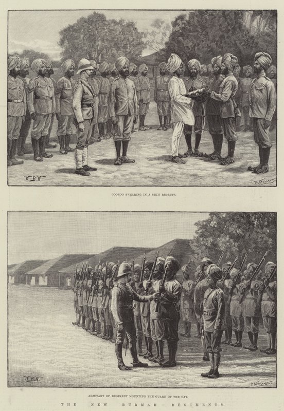 De nye Burmah-regimentene av William Barnes Wollen