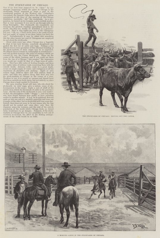 Stockyards i Chicago av William Barnes Wollen
