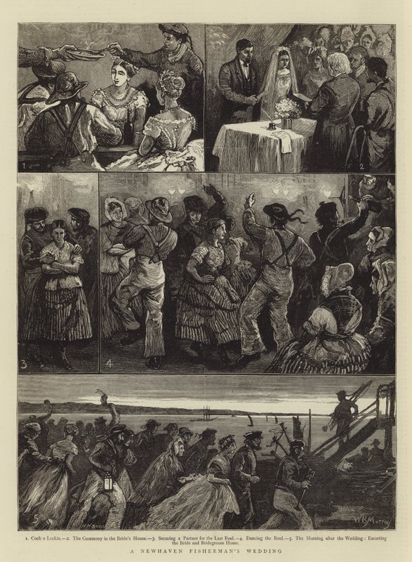 Et Newhaven Fisherman's Wedding av William Bazett Murray