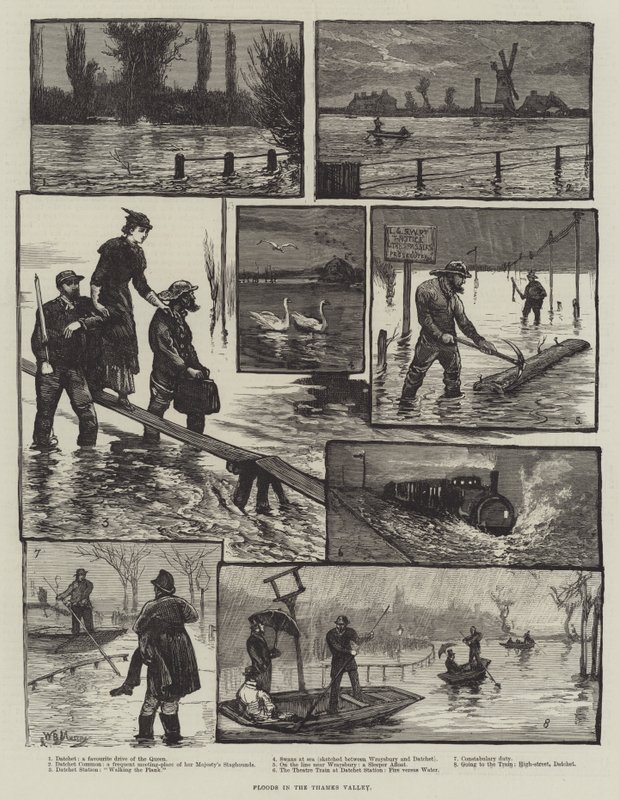 Oversvømmelser i Thames Valley av William Bazett Murray