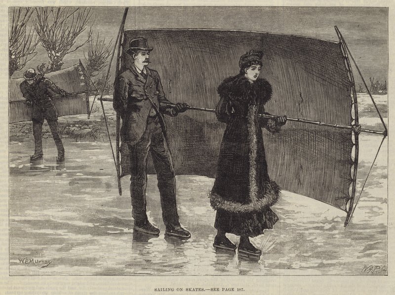 Seiling på skøyter av William Bazett Murray