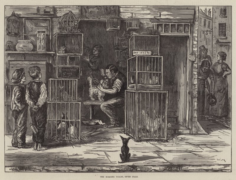 Morgentoalettet, Seven Dials av William Bazett Murray
