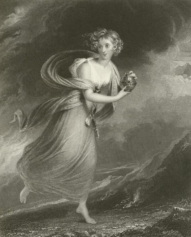 Psyche, på vei tilbake fra Pluto-riket av William Beechey