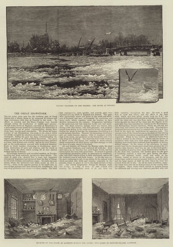 Den store snøstormen av William Biscombe Gardner