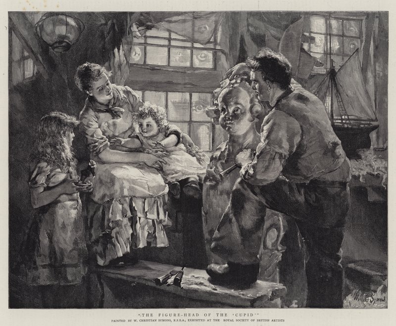 Skikkelsen til 'Amor' av William Christian Symons