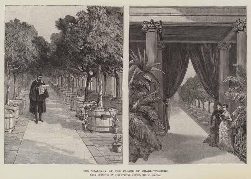 Orangeriet ved slottet i Charlottenburg av William Crimea Simpson