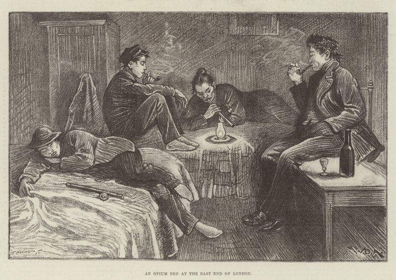 Et opiumhule i East End i London av William Douglas Almond