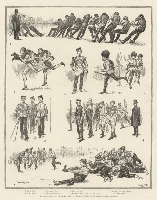 The Garrison of London at Play, Athletic Sports på Burton