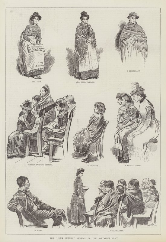 Slumsøstrenes tjeneste for Frelsesarmeen av William Douglas Almond