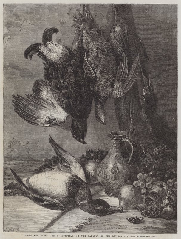 Vilt og frukt av William Duffield