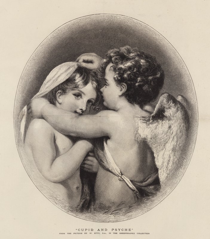 Amor og Psyche av William Etty