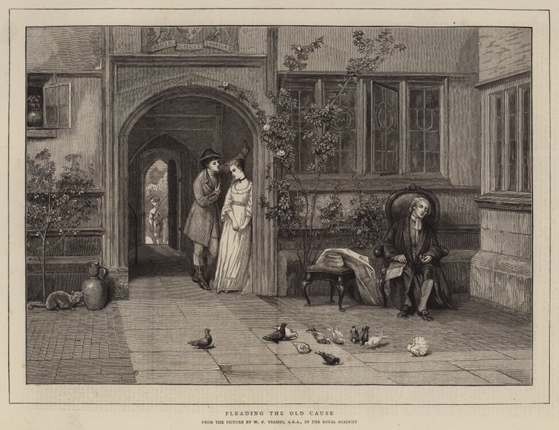 Betaler den gamle sak av William Frederick Yeames