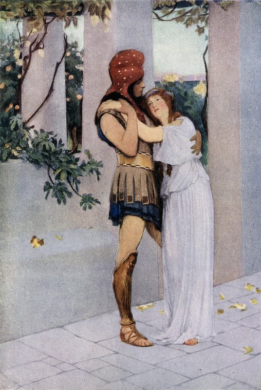 Troilus og Cressida av after William Henry Margetson