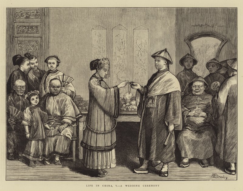 Livet i Kina, V, en bryllupsseremoni av William III Bromley