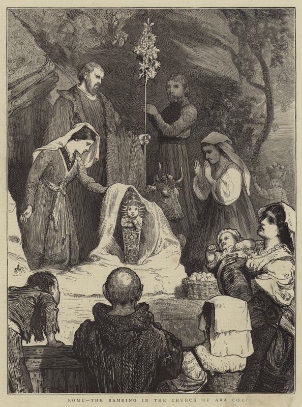 Roma, Bambinoen i Ara Coeli-kirken av William III Bromley