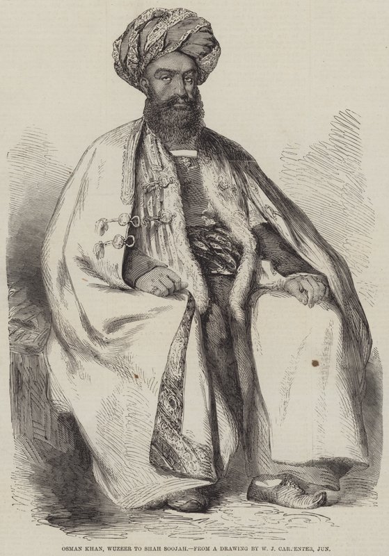 Osman Khan, Wuzeer til Shah Soojah av William Carpenter