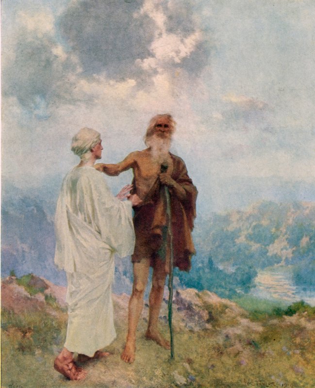 Elias og Elisjas skilles av William Ladd Taylor