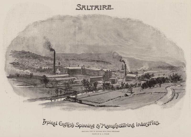 Annonse, Saltaire av William Lionel Wyllie