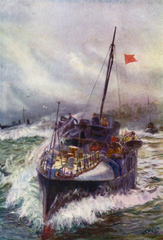 Tidlig type "27 Knot" destroyere av William Lionel Wyllie