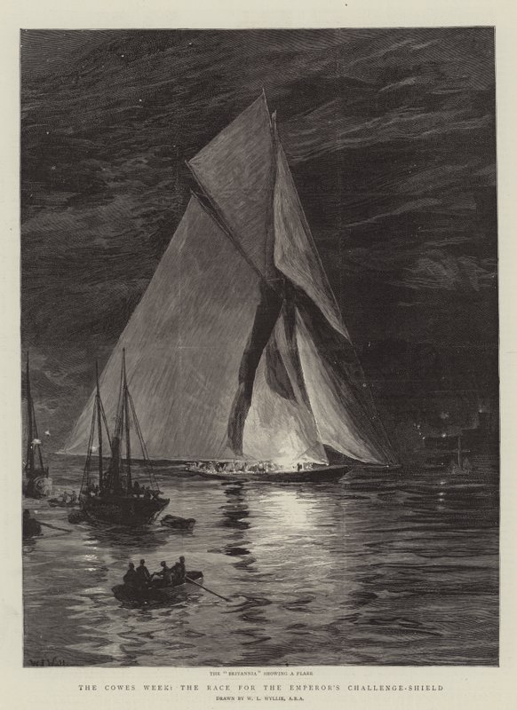 The Cowes Week, Race for Emperor