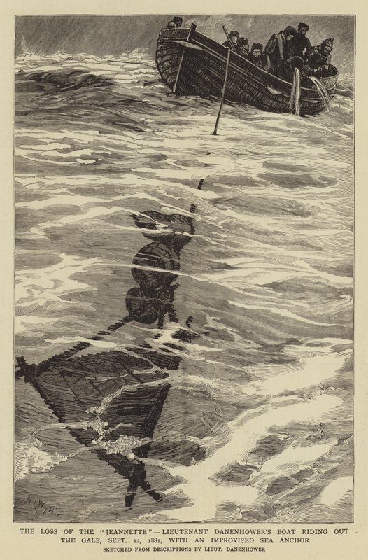 The Loss of the Jeannette, løytnant Danenhower